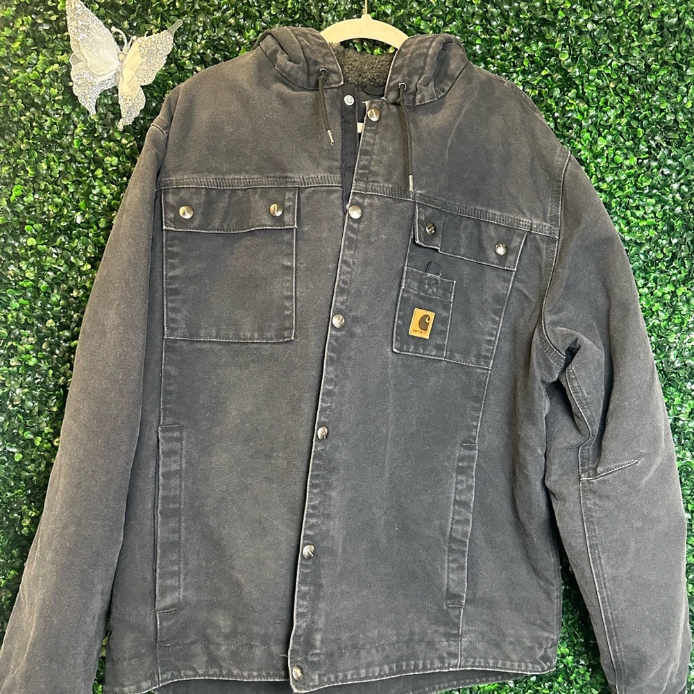 Carhartt J284 Utility Black Jacket size Large
